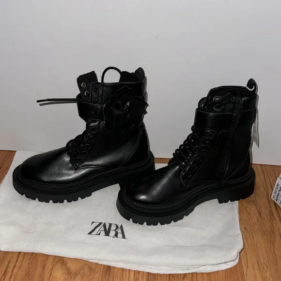 Sale! 📣ZARA black boots kids - Picture 2 of 8